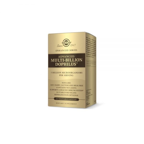 Solgar Advanced Multi-Billion Dophilus 60 Vegetable Capsules