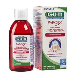 GUM Paroex Intensive Action Mouthwash Chlorhexidine 0.12% 300ml