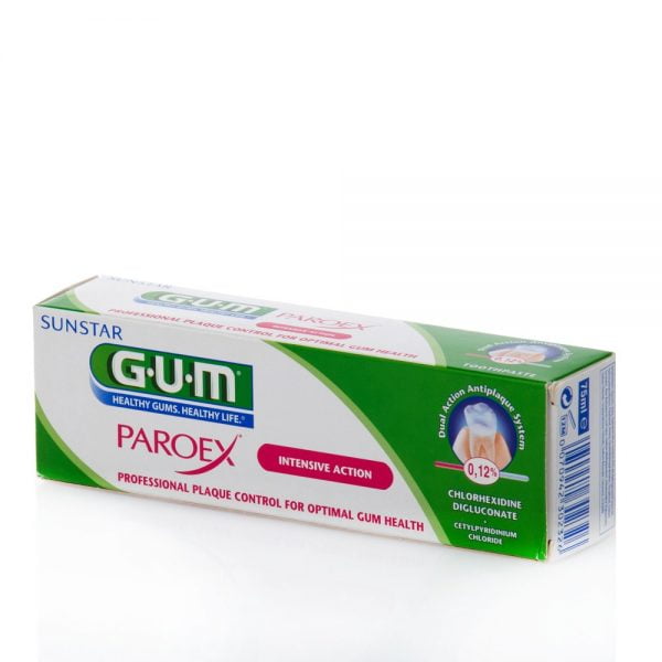 GUM Paroex Intensive Action Toothpaste Chlorhexidine 0.12% 75ml