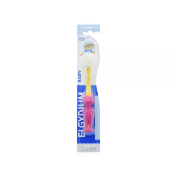 Elgydium Baby 0-2 Years Soft Toothbrush Pink Yellow