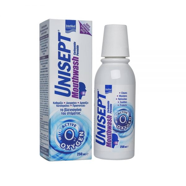 Intermed Unisept Mouthwash With Active Oxygen 250ml