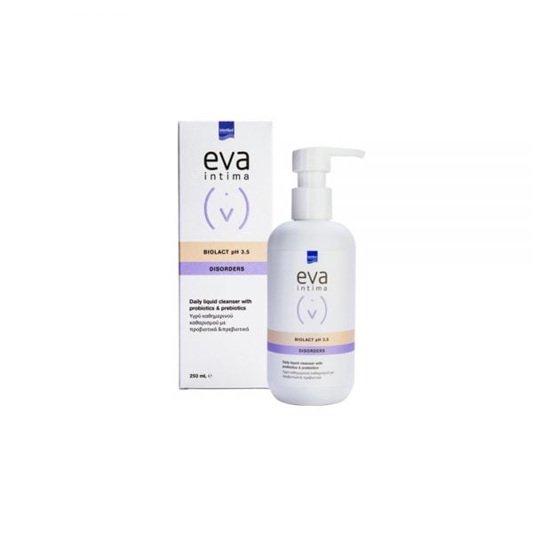 Intermed Eva Intima Disorders Biolact Daily Liquid Cleanser With Probiotics & Prebiotics pH 3.5 250ml