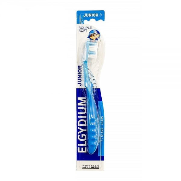 Elgydium Junior 7-12 Years Soft Toothbrush Blue