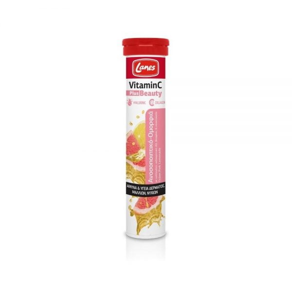 Lanes Vitamin C Plus Beauty 20 Effervescent Tablets