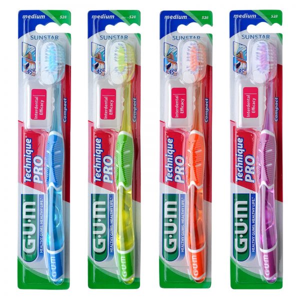 GUM Technique PRO Compact Medium Toothbrush 528