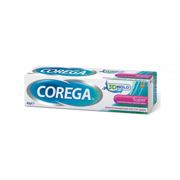 Corega 3D Hold Super Denture Adhesive Cream 40g