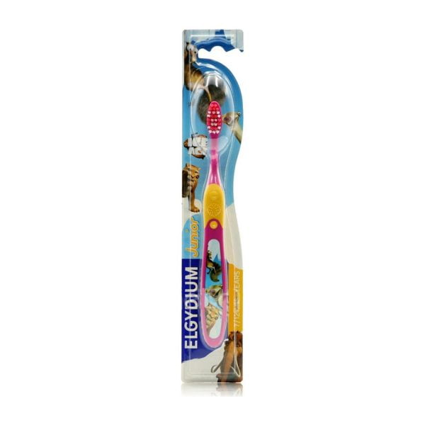 Elgydium Ice Age Toothbrush Junior 7-12 Years Pink