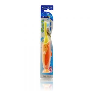 Elgydium Shark 2-6 Years Soft Toothbrush Yellow Orange