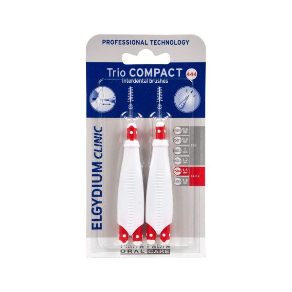 Elgydium Clinic Trio Compact Interdental Brushes 1.5mm 444 2Pcs