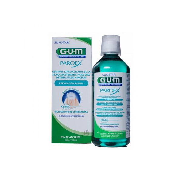 GUM Paroex Daily Prevention Mouthwash Chlorhexidine 0.06% 500ml
