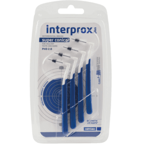 Interprox Plus 2G Super Conical Blister 2.0mm Dark Blue 4Pcs