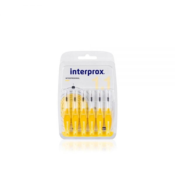 Interprox Interproximal Mini Interdental Brushes 1.1mm 6Pcs