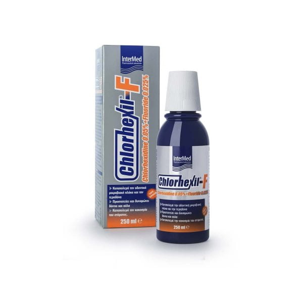Intermed Chlorhexil-F Chlorhexidine 0.05% + Fluoride 0.025% Mouthwash 250ml