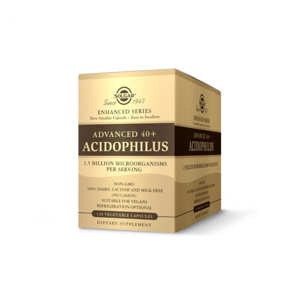 Solgar Advanced 40+ Acidophilus 60 Vegetable Capsules