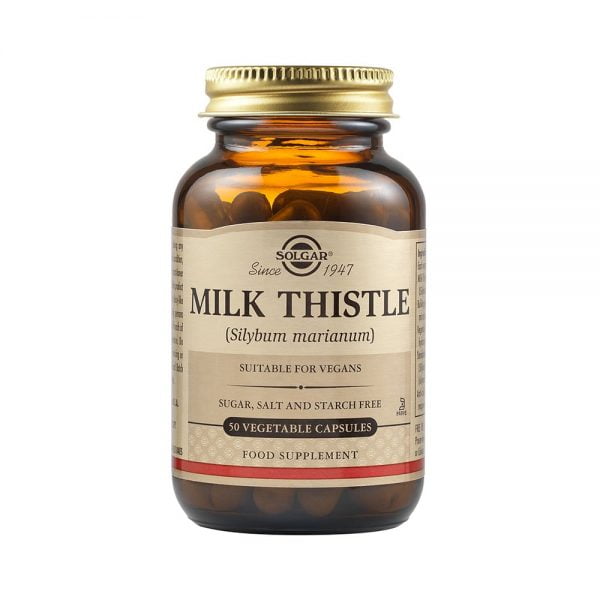 Solgar Milk Thistle 50 Vegetable Capsules
