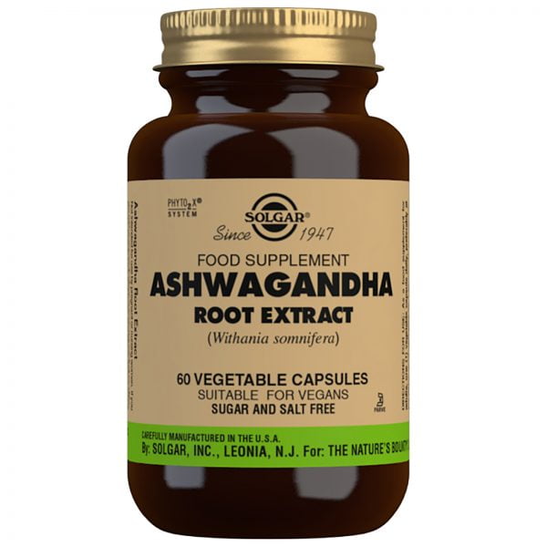 Solgar Ashwagandha Root Extract 60 Vegetable Capsules