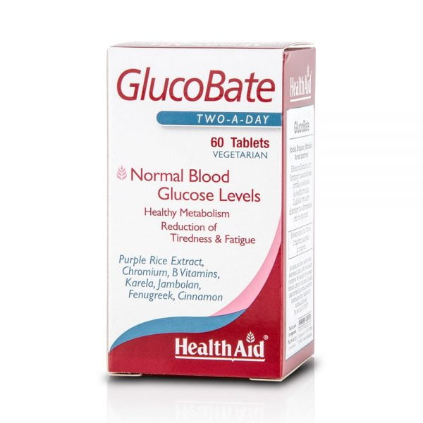 Health Aid GlucoBate 60 Tablets