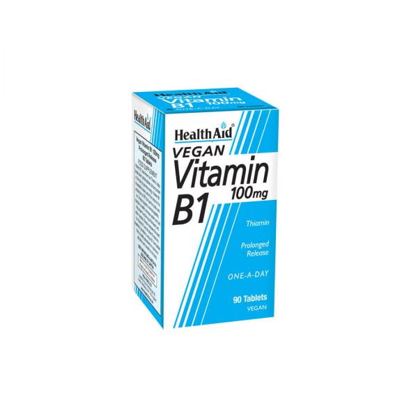 Health Aid Vitamin B1 100mg 90 Vegan Tablets