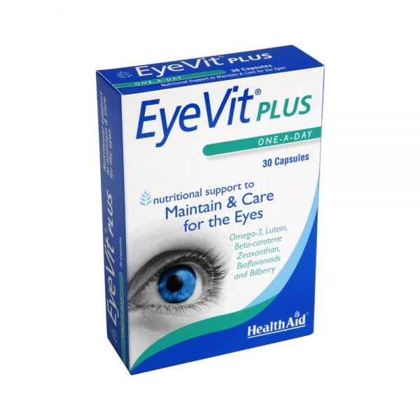 Health Aid EyeVit Plus 30 Capsules