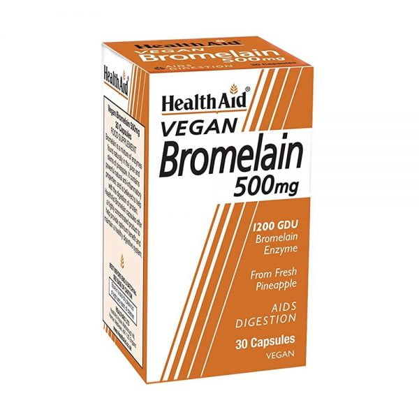 Health Aid Vegan Bromelain 500mg 30 Capsules