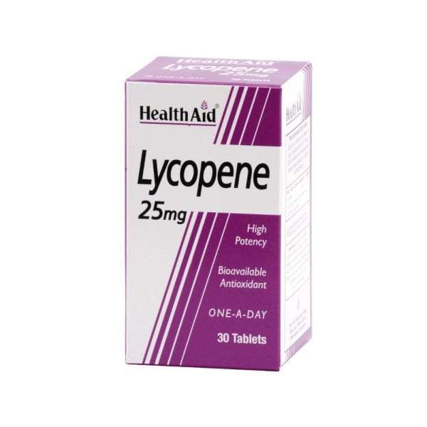 Health Aid Lycopene 25mg 30 Tablets