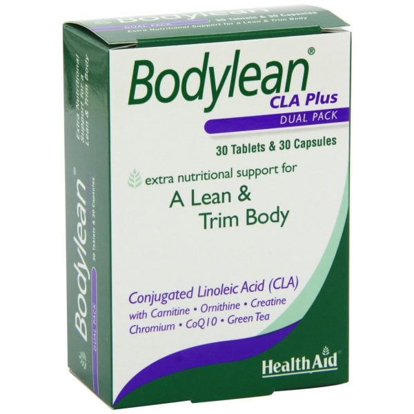 Health Aid Bodylean CLA Plus Dual Pack 30 Tablets & 30 Capsules
