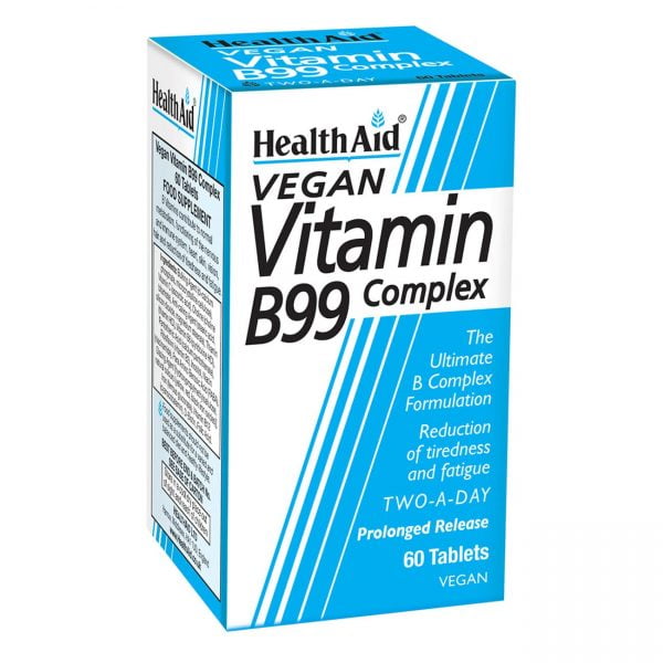 Health Aid Vitamin B99 Comples 60 Vegan Tablets
