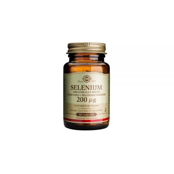Solgar Selenium 200μg 50 Tablets