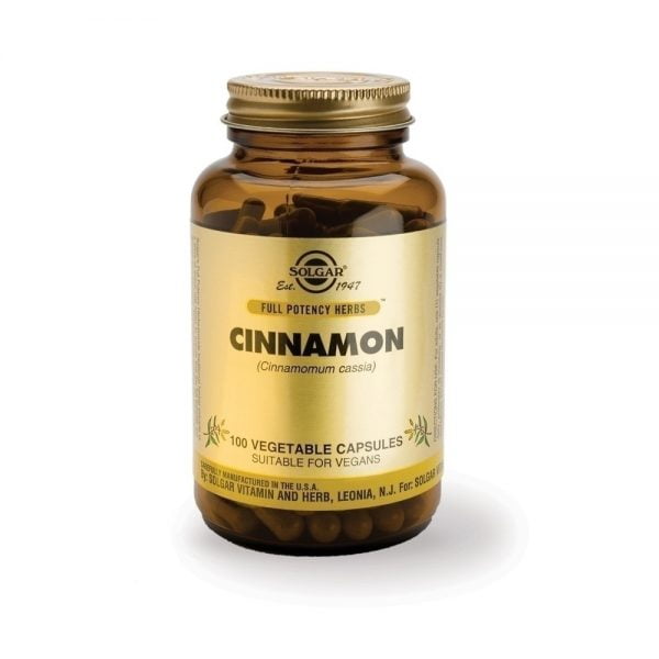 Solgar Cinnamon 100 Vegetable Capsules