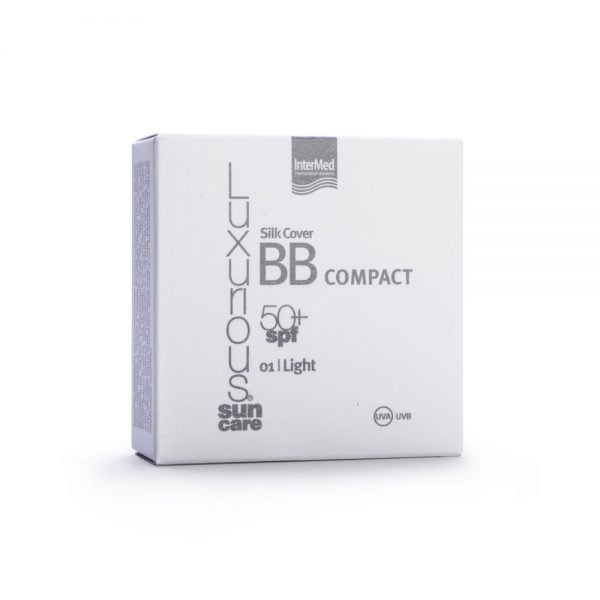Intermed Luxurious Sun Care Silk Cover BB Compact SPF50+ 01 Light 12g