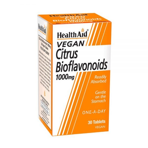 Health Aid Citrus Bioflavonoids 1000mg 30 Vegan Tablets