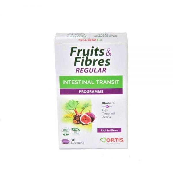 Ortis Fruits & Fibres Regular 30 Capsules