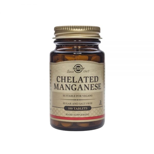 Solgar Chelated Manganese 100 Tablets