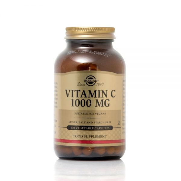 Solgar Vitamin C 1000mg 100 Vegetable Capsules