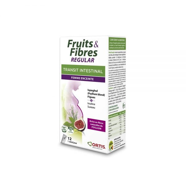 Ortis Fruits & Fibres Regular Intestinal Transit Pregnant Woman 12 Sticks