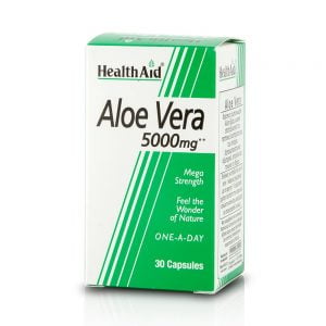Health Aid Aloe Vera 5000mg 30 Capsules