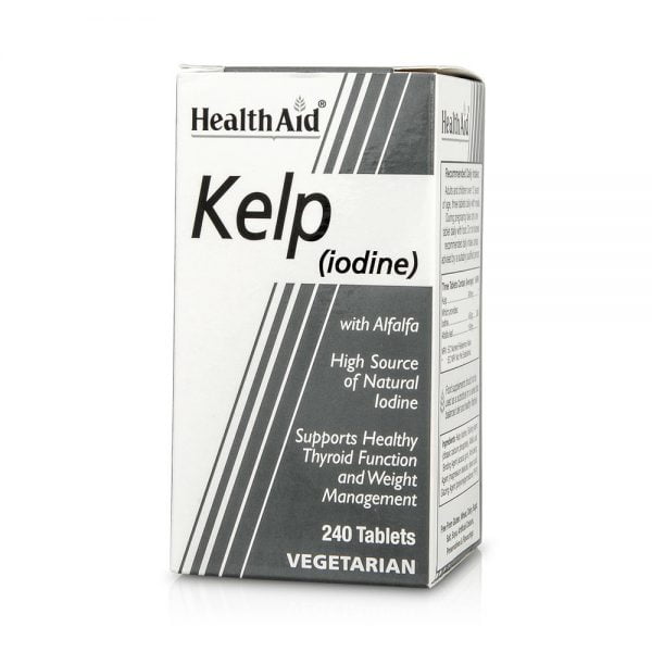 Health Aid Kelp (Iodine) 240 Vegetarian Tablets