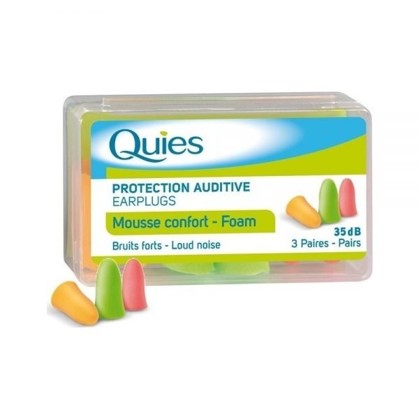 Quies Foam MM1 Earplugs 35dB 3 Pairs