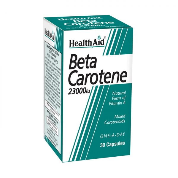 Health Aid Beta Carotene 23000iu 30 Capsules