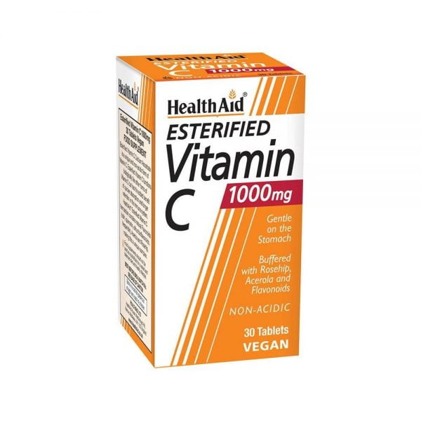 Health Aid Esterified Vitamin C 1000mg 30 Vegan Tablets
