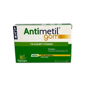 Tilman Antimetil Gom Light Stomach Ginger Lemon-Mint Taste 24 Gums