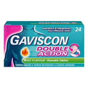 Gaviscon Double Action 24 Chewable Tablets