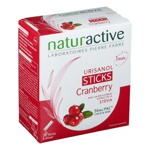 Naturactive Urisanol Sticks Cranberry 28 Sticks