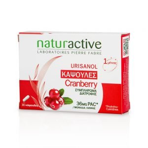 Naturactive Urisanol Gelules Cranberry 30 Capsules
