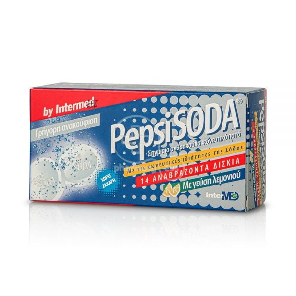 Intermed Pepsi Soda 14 Effervescent Tablets