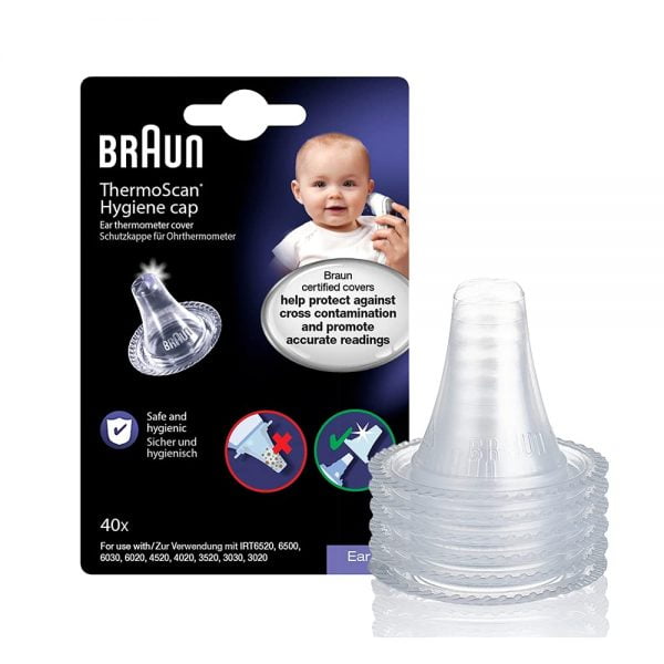 Braun ThermoScan Hygiene Caps 40Pcs