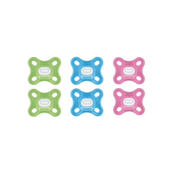 MAM Comfort Silicone Pacifier 0-2 Months 2Pcs