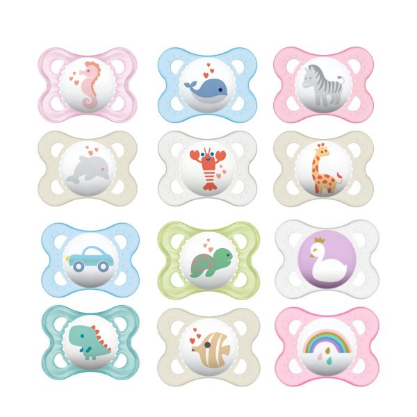 MAM Original Silicone Pacifier 0-6 Months 2Pcs
