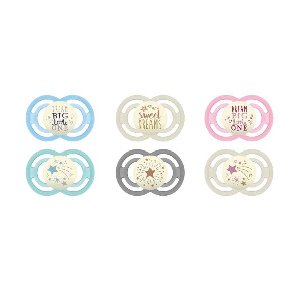MAM Perfect Night Silicone Pacifier 16+ Months 2Pcs