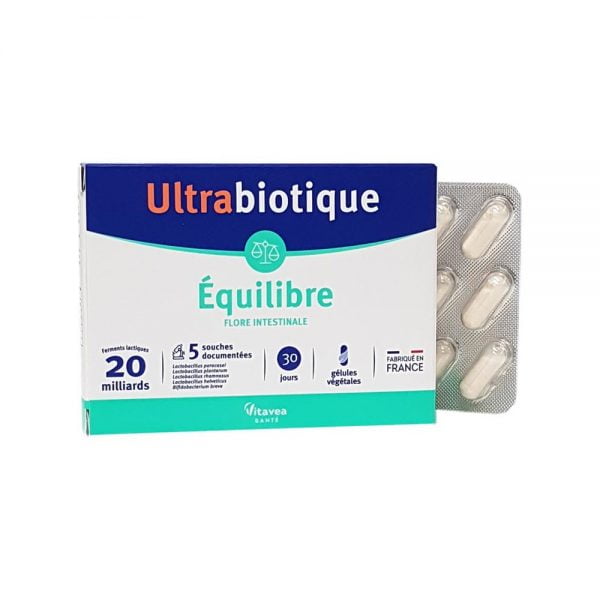 Ultrabiotique Equilibre 30 Vegetable Capsules